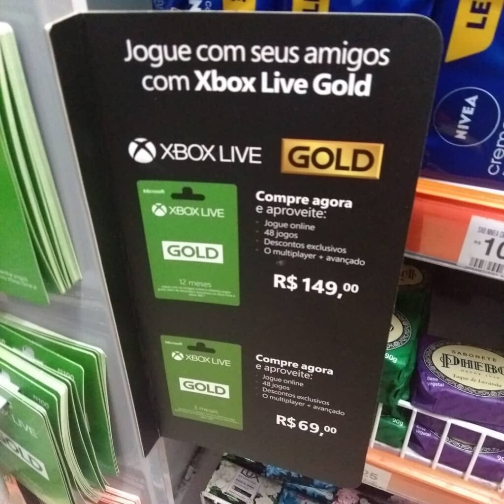 Propaganda Xbox Live Gold - Extra (SP) - 2019