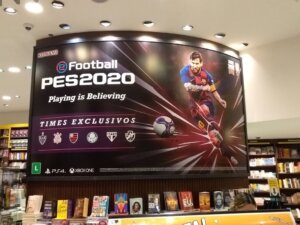 Propaganda eFootball PES 2020 - Saraiva - 2019