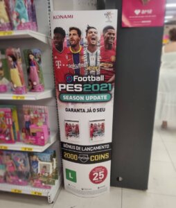 Propaganda eFootball PES 2021 - Americanas - 2020