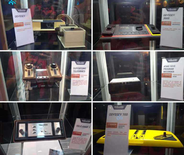 Exposição Evolução dos Games - Brasil Game Show 2018