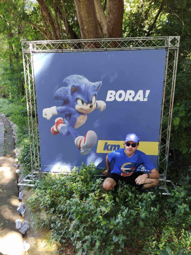 Banner Km 3 - Corrida Sonic 5K São Paulo