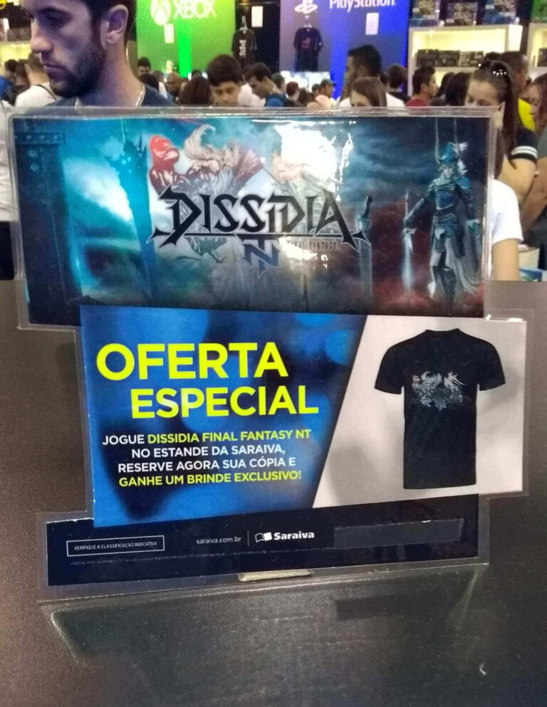 Dissidia Final Fantasy NT (Saraiva) - BGS 2017