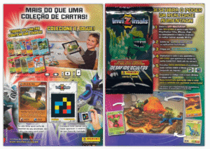 Flyer e brinde Invizimals - BGS 2017