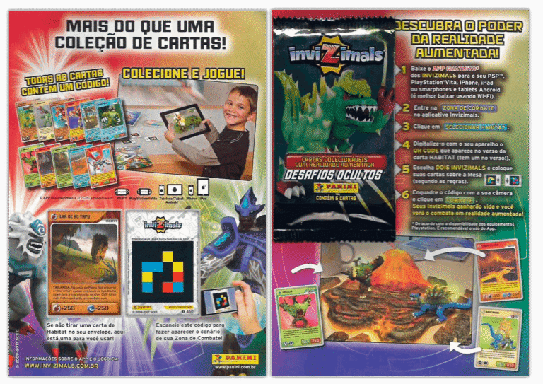 Flyer e brinde Invizimals - BGS 2017