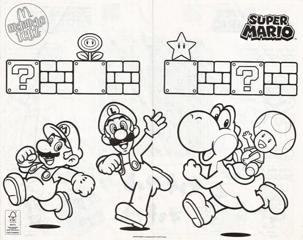 Propaganda Folha - McLanche Feliz Super Mario 2017