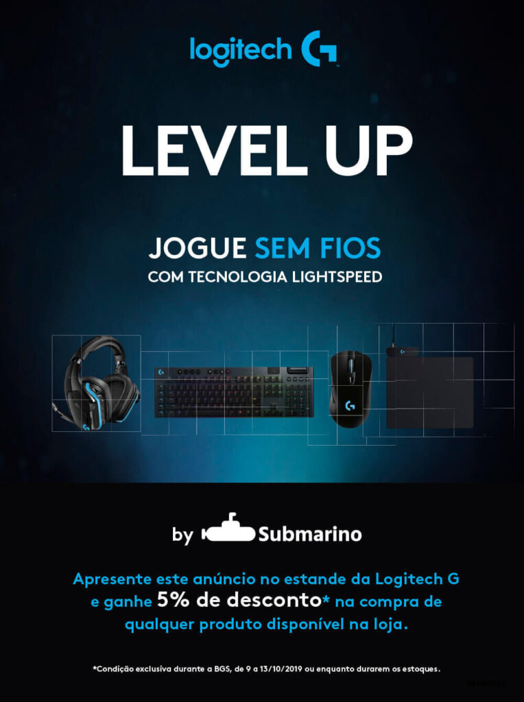 Propaganda Logitech - Guia Oficial BGS 2019