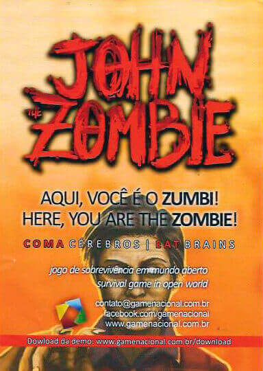 Panfleto John the Zombie - BGS 2017