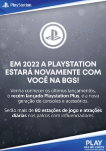 Propaganda PlayStation - Guia BGS 2022