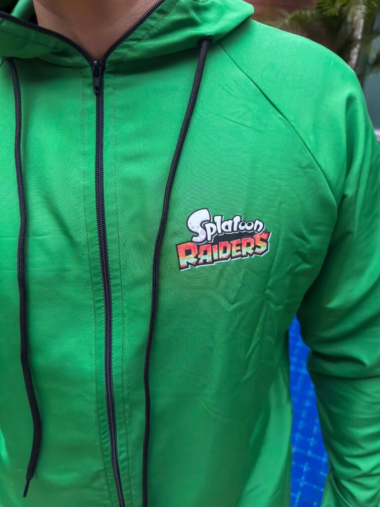 Casaco corta vento Splatoon Raiders @switchfansbr