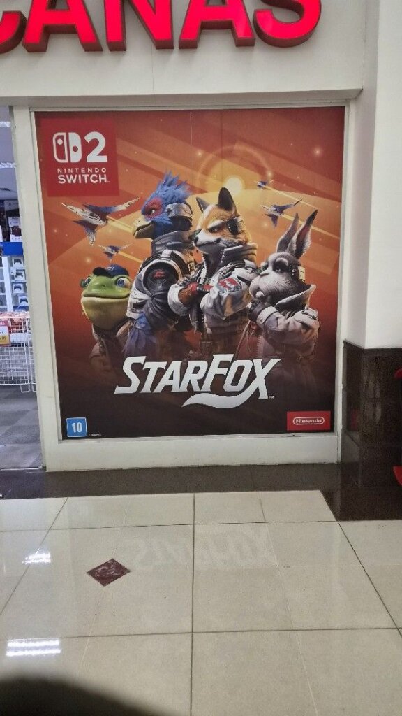 Propaganda Star Fox - Americanas - 2026
