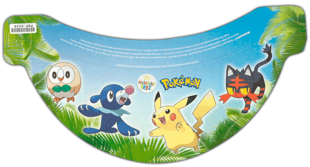 Propaganda Viseira - McLanche Feliz Pokémon 2017