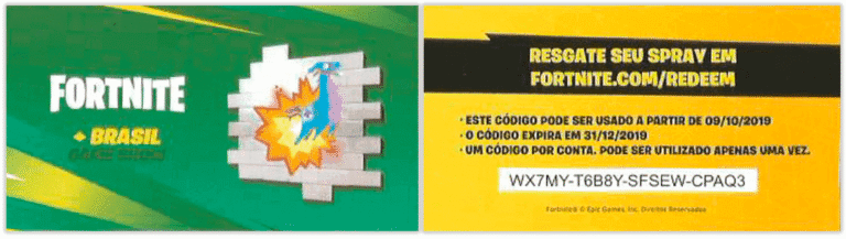 Voucher Fortnite - BGS 2019