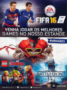 Propaganda Warner Games Brasil - Guia Oficial Brasil Game Show 2015