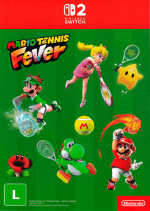 Cartela de Adesivos Mario Tennis Fever - 2026