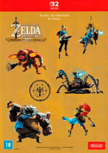 Cartela de Adesivos The Legend of Zelda Breath of the Wild (Nintendo Switch 2 Edition) - 2025