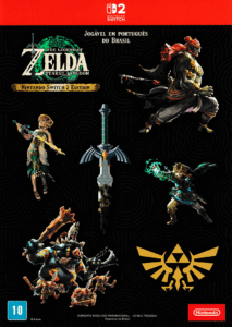Cartela de Adesivos The Legend of Zelda Tears of the Kingdom (Nintendo Switch 2 Edition) - 2025