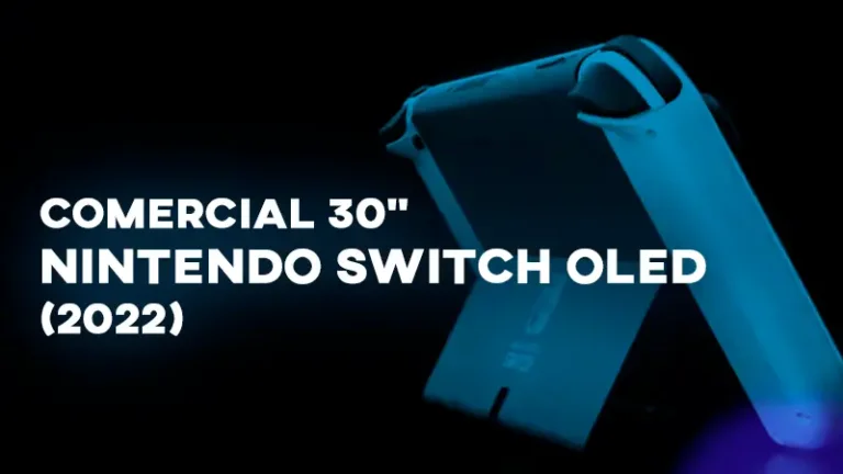Comercial 30" NINTENDO SWITCH OLED (2022)